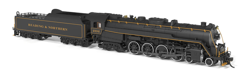 BLI N Scale Reading T-1 4-8-4 Reading & Northern RBMN 2102 Modern Appearance