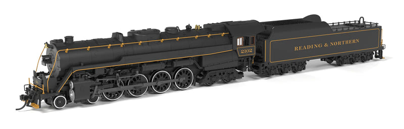 BLI N Scale Reading T-1 4-8-4 Reading & Northern RBMN 2102 Modern Appearance