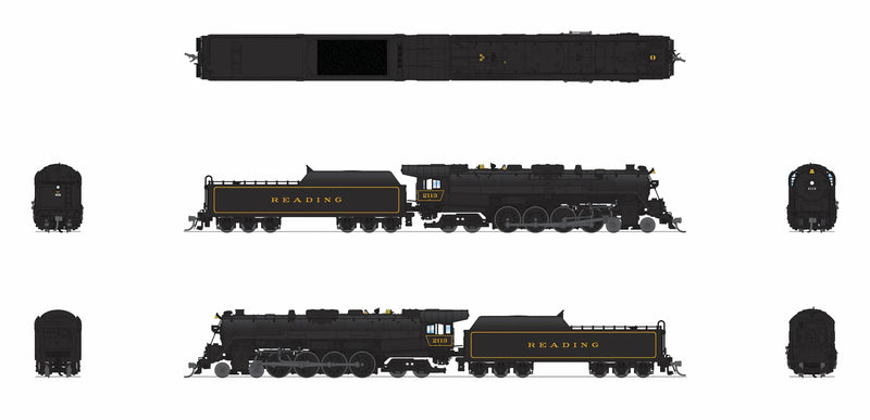 BLI N Scale Reading T-1 4-8-4 Reading RDG In-Service