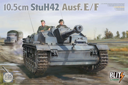 Blitz by Takom 8016 1/35 10.5cm StuH42 Ausf. E/F Tank Destroyer Model Kit