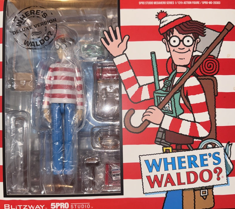Blitzway 47950 1/12 Where's Waldo Deluxe Version Figure
