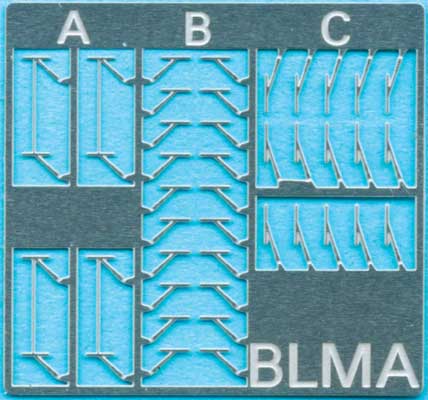 BLMA 96 N Scale Windshield Wipers (3 Styles)
