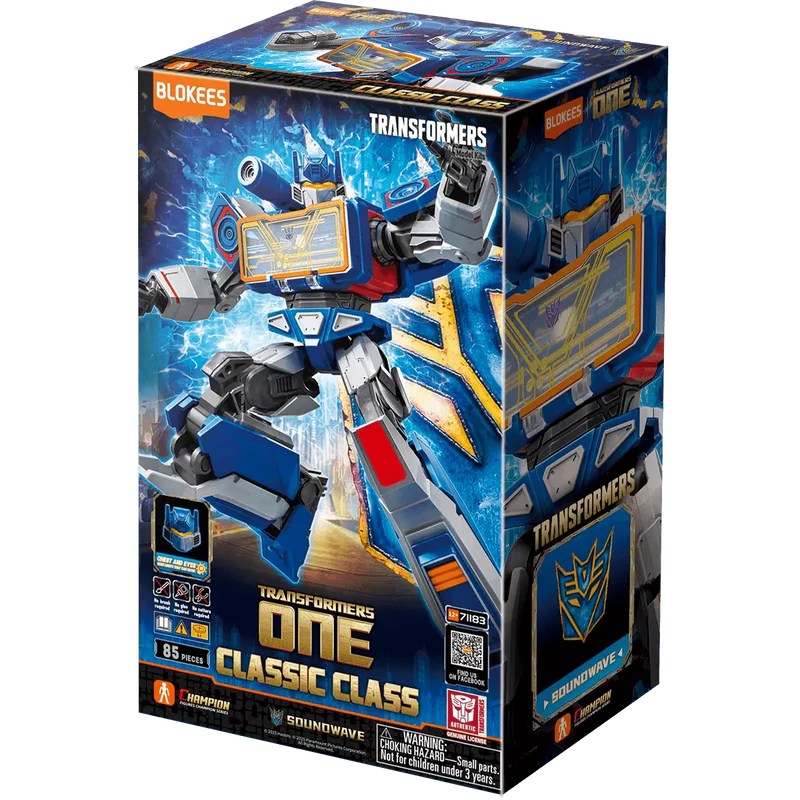 BLOKEES 71183 Transformers One: Classic Class 17 Soundwave