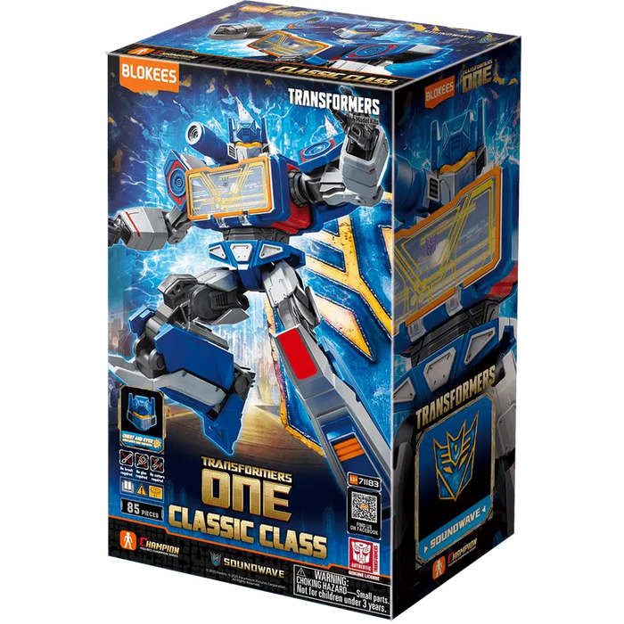 BLOKEES 71183 Transformers One: Classic Class 17 Soundwave