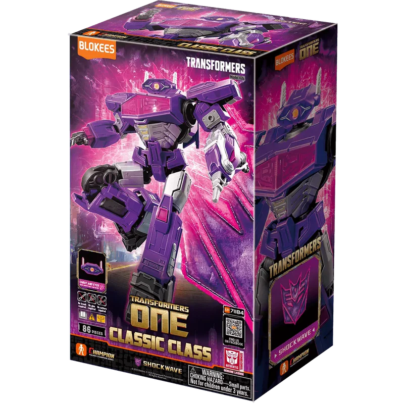BLOKEES 71184 Transformers One: Classic Class 18 Shockwave