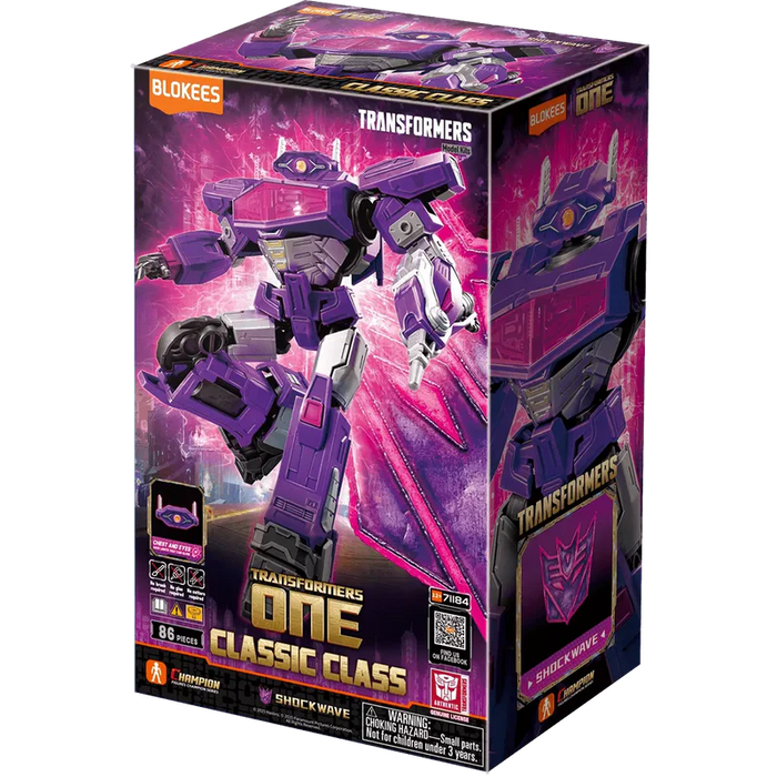 BLOKEES 71184 Transformers One: Classic Class 18 Shockwave