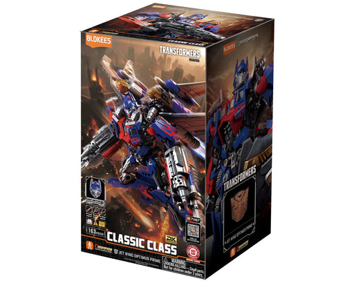 Blokees 71187 Blokees Transformers Classic Class 21 Jet Wing Optimus Prime Plastic Model Kit