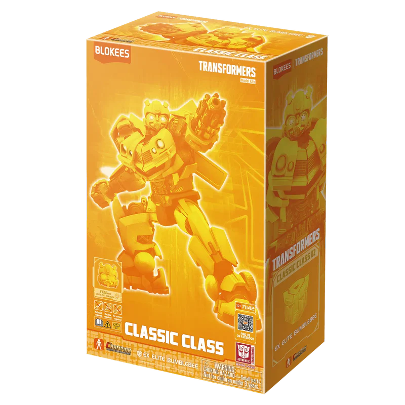 BLOKEES 71188 Transformers: Classic Class 02 Ex Elite Bumblebee Gold