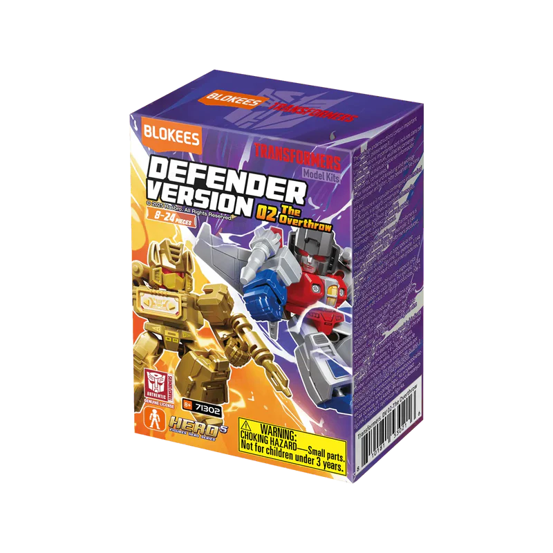 BLOKEES 71302 Transformers: Defender Version 02 The Overthrow