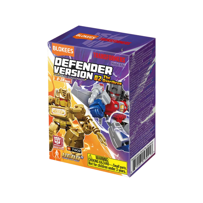BLOKEES 71302 Transformers: Defender Version 02 The Overthrow
