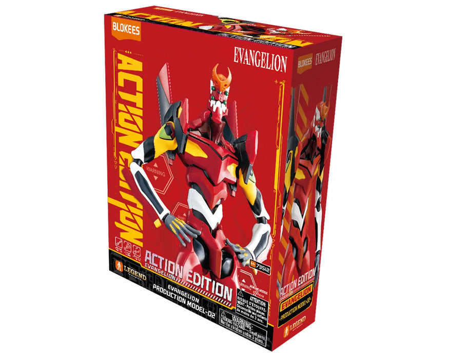 Blokees 73512 Blokees Evangelion Production Model-02 Plastic Model Kit (Action Edition)