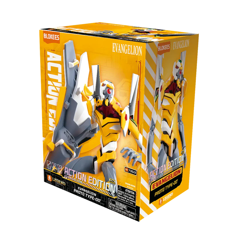 Blokees 73513 Evangelion EVA02 PROTO TYPE 00 Action Edition Figure Kit