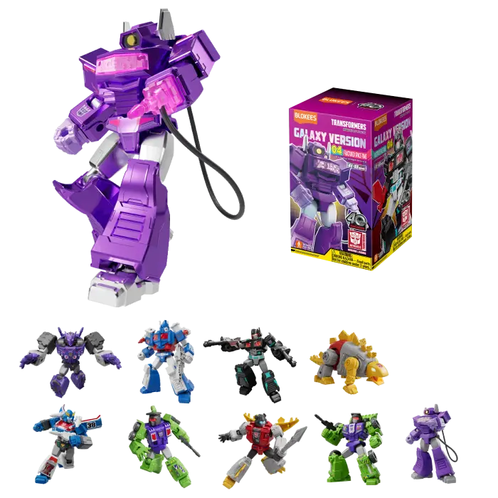Blokees 73904 Blokees Transformers Galaxy Version 04 Fractured Space-Time Model Figure (Box of 9)