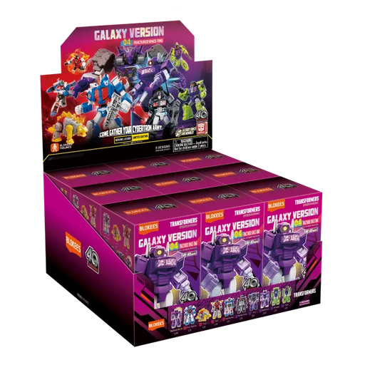 Blokees 73904 Blokees Transformers Galaxy Version 04 Fractured Space-Time Model Figure (Box of 9)