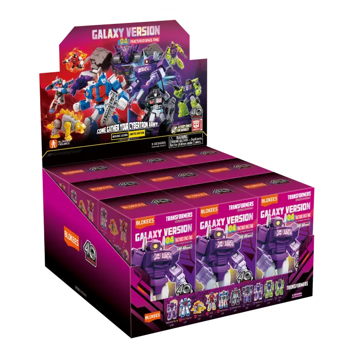Blokees 73904 Blokees Transformers Galaxy Version 04 Fractured Space-Time Model Figure (Box of 9)