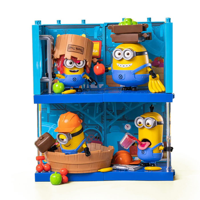 BLOKEES 74839 Minions PreCOOL Jelly Factory Assortment: Bob, Otto, Stuart, Kevin (8 Total)