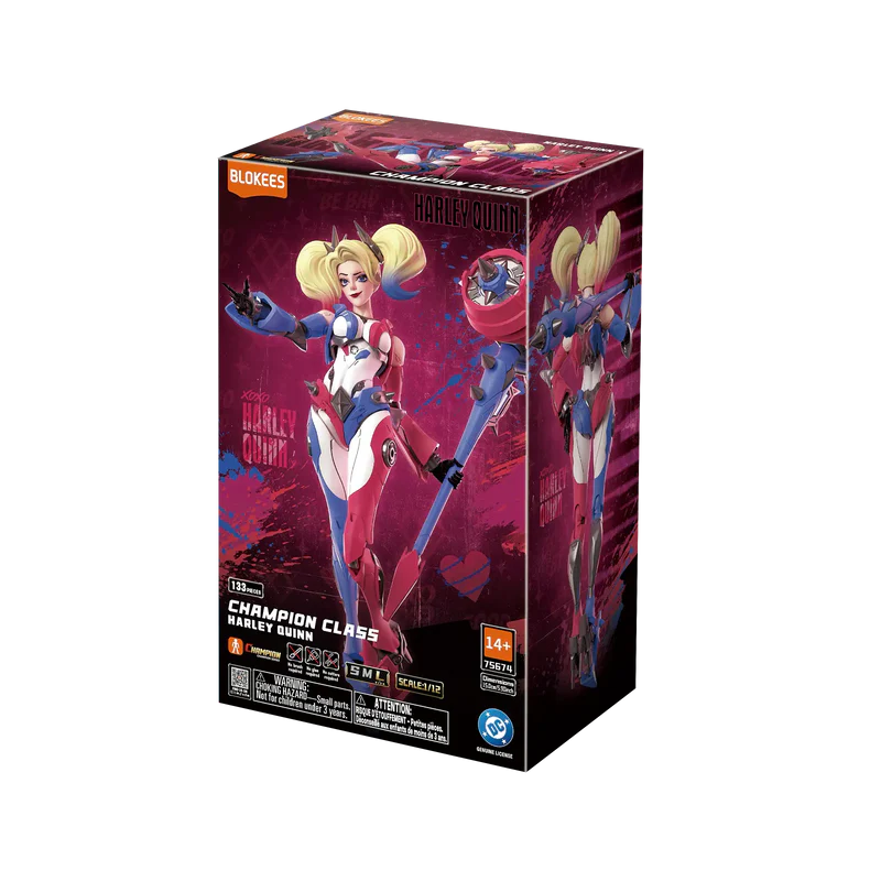 Blokees 75674 Champion Class DC Comics Harley Quinn Plastic Model Kit