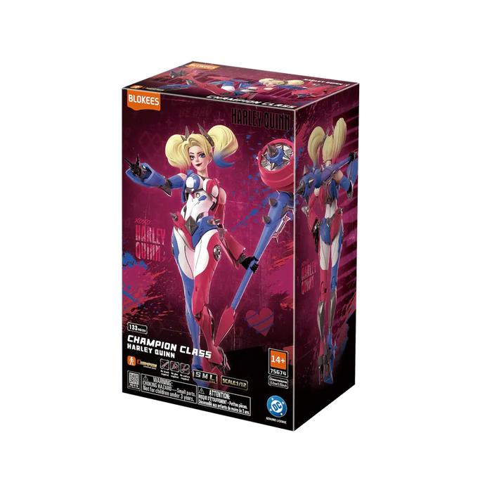 Blokees 75674 Champion Class DC Comics Harley Quinn Plastic Model Kit