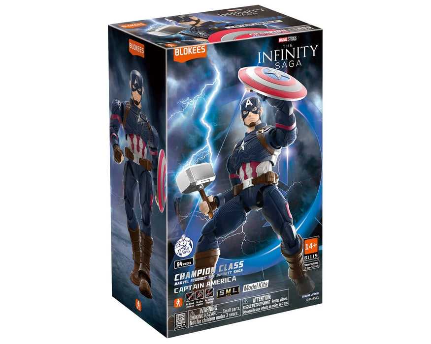 Blokees 81115 Blokees Marvel Champion Class 03 Captain America Plastic Model Kit