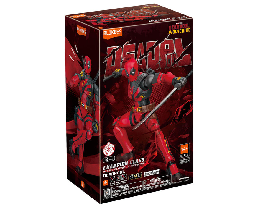 Blokees 81116 Blokees Marvel Champion Class 04 "Deadpool & Wolverine" Deadpool Plastic Model