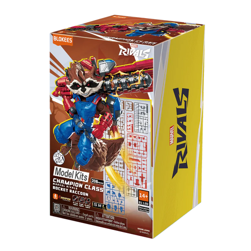 Blokees 81120 Champion Class Marvel Rivals Rocket Raccoon Plastic Model Kit