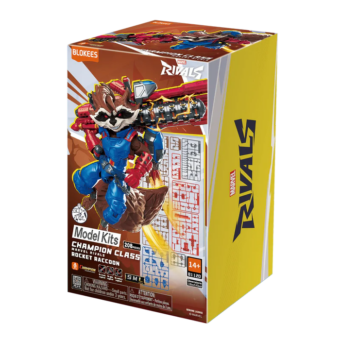 Blokees 81120 Champion Class Marvel Rivals Rocket Raccoon Plastic Model Kit