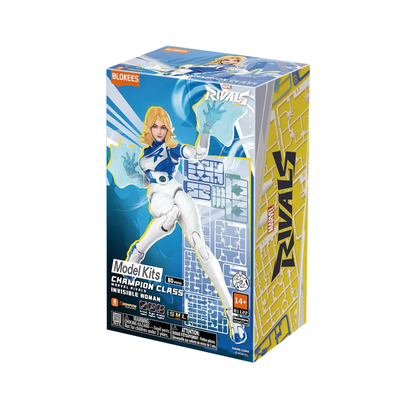 Blokees 81122 Champion Class Marvel Rivals Invisible Woman Plastic Model Kit