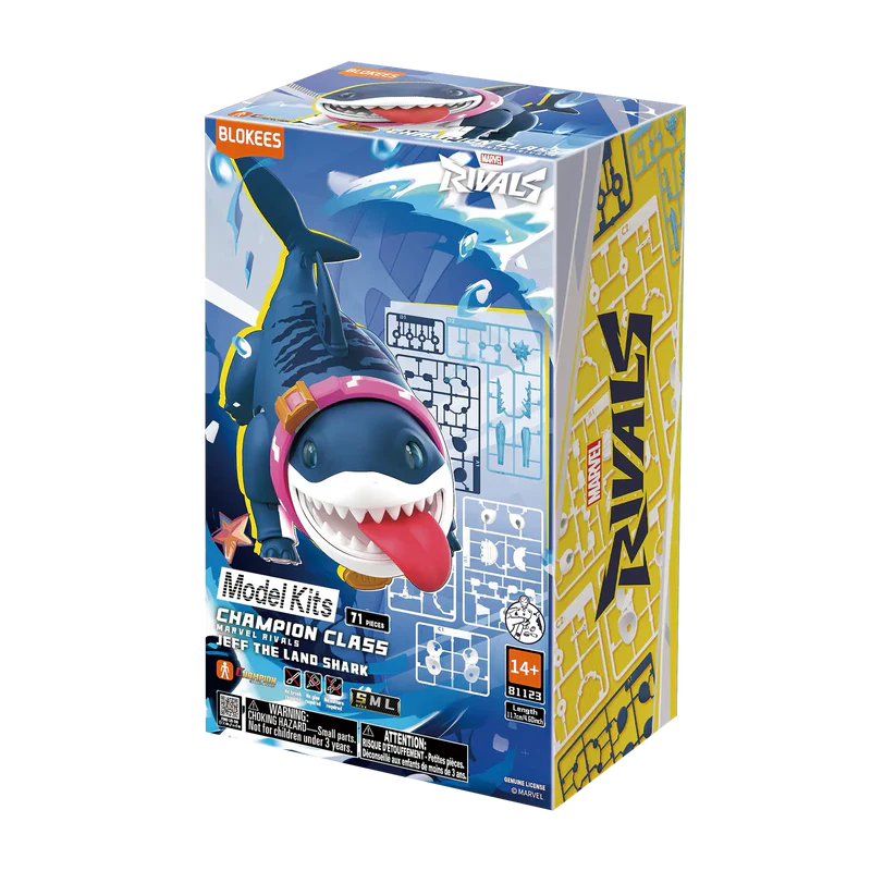 Blokees 81123 Champion Class Marvel Rivals Jeff the Land Shark Plastic Model Kit