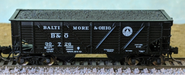 Bluford Shops 63120 N Scale 2-Bay War Emergency Hopper with Load B&O 30405