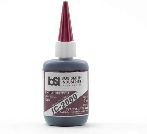 Bob Smith Industries 118 IC-2000 Black Rubber Toughened CA Glue 1oz