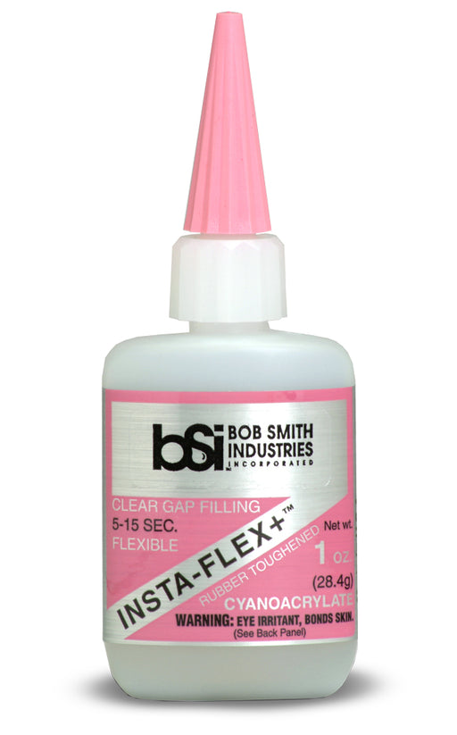 Bob Smith Industries 120 Insta-Flex Clear Rubber Toughened CA Glue