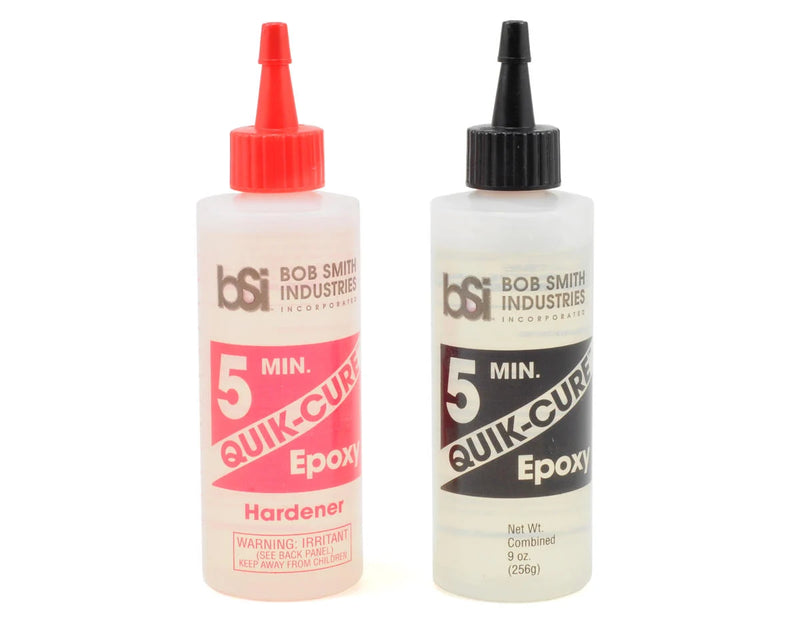 Bob Smith Industries 202 Quik-Cure 5 Minute 2 Part Epoxy 9oz