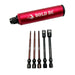 Bold RC 10610 1/4" Pocket Driver 5 Tip Trail Set with Aluminum Handle