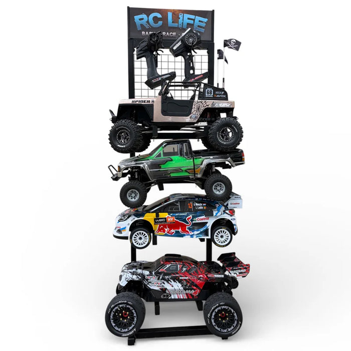Bold RC 2500 RC Car and Truck 4 Tier Display Stand