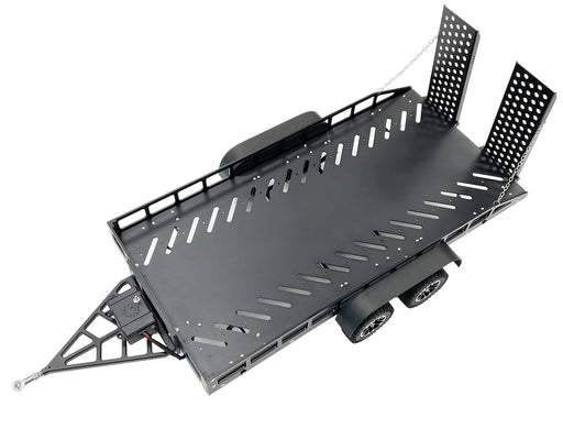 Bold RC 5000 1/10 Scale Full Metal Trailer with LED Lights (Black)