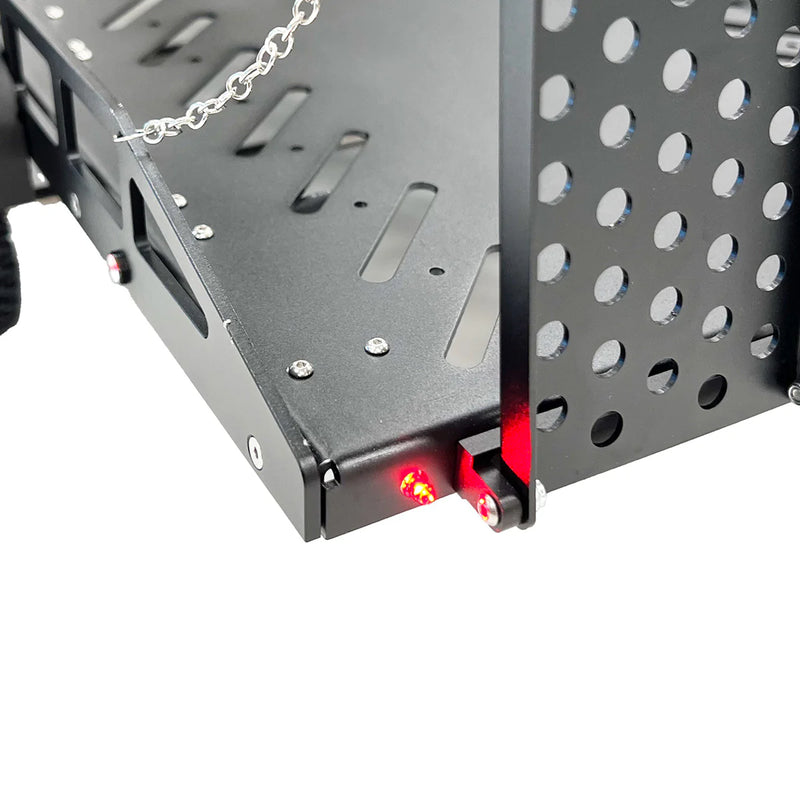 Bold RC 5000 1/10 Scale Full Metal Trailer with LED Lights (Black)