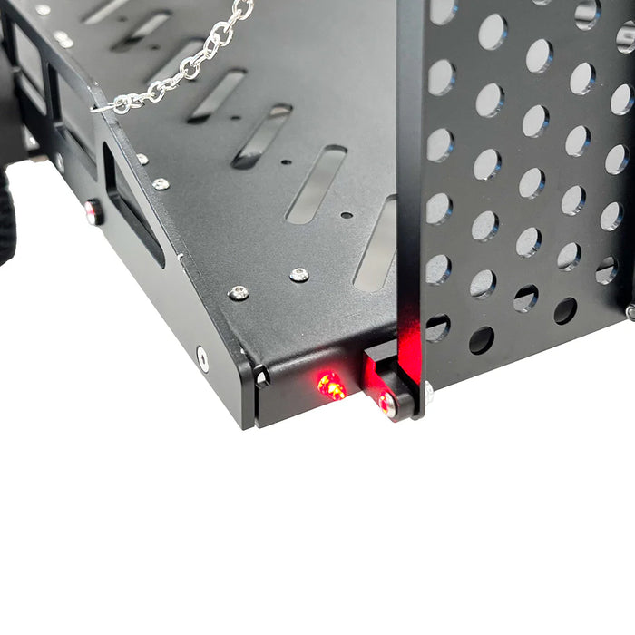 Bold RC 5000 1/10 Scale Full Metal Trailer with LED Lights (Black)