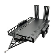 Bold RC 5000 1/10 Scale Full Metal Trailer with LED Lights (Black)