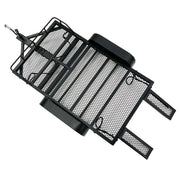 Bold RC 5010 1/10 Scale Full Metal Car Hauler Trailer with LED Lights (Black)