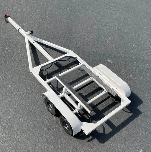 Bold RC 5100 1/10 Scale Fully Adjustable Metal Boat Trailer with LED Lights (White)
