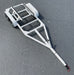 Bold RC 5100 1/10 Scale Fully Adjustable Metal Boat Trailer with LED Lights (White)