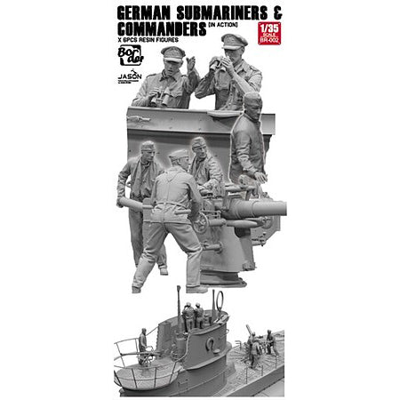 Border Models BR-002 1/35 German Submariners in Action Figures Model Kit