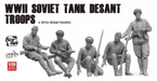 Border Models BR-004 1/35 WWII Soviet Tank Desant Troops Figures Model Kit