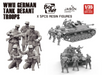 Border Models BR-005 1/35 WW2 German Tank Desant Troops Figures Model Kit