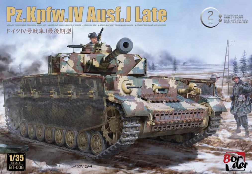 Border Models BT-008 1/35 Panzer Pz.Kpfw.IV Ausf. J Late Model Kit