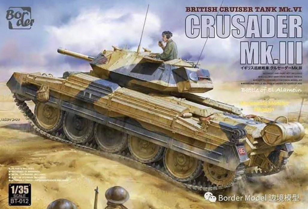Border Models BT-012 1/35 Crusader Mk.III British Cruiser Tank Mk. VI Model Kit