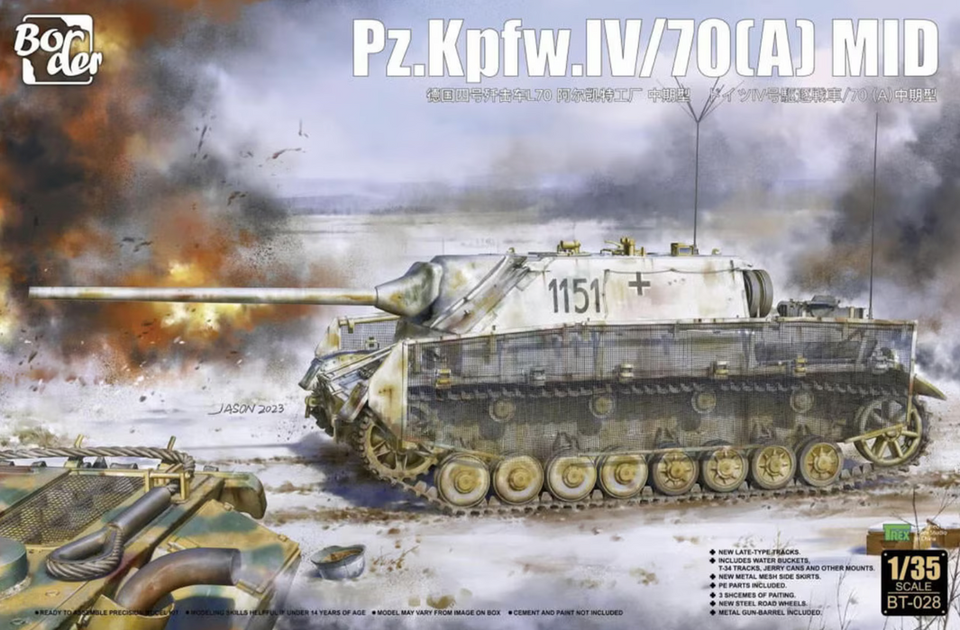 Border Models BT-028 1/35 Pz.Kpfw. IV L/70(A) Mid Prod. Model Tank Kit