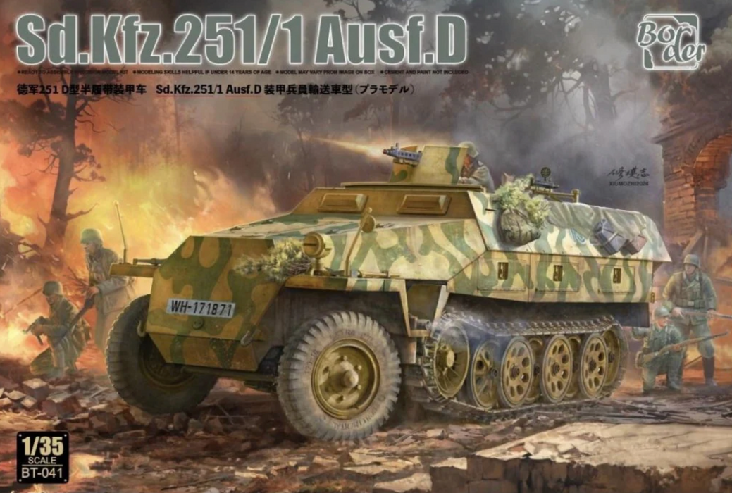 Border Models BT-041 1/35 Sd.Kfz.251/1 Ausf.D Halftrack Model Kit
