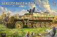 Border Models BT-042 1/35 Sd.Kfz.251 Ausf.D Halftrack with R35 Turret Model Kit