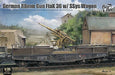 Border Models BT-044 1/35 German 88mm Gun Flak 36 with Railway Wagon Model Kit